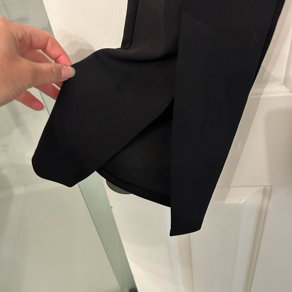 Split flare ankle pant, super stretchy work or casual black pant. Fits a 2 or 4. - Picture 2 of 3